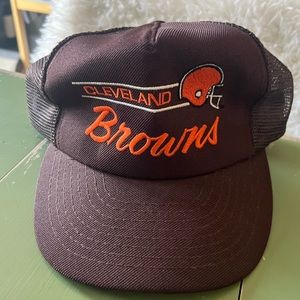 Vintage 1980s Cleveland Browns Snapback hat